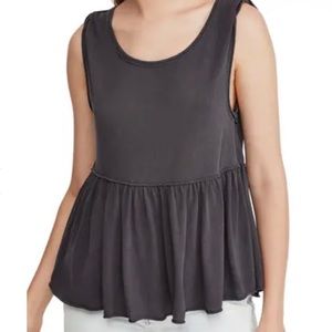 Free People Anytime Peplum Tank Top